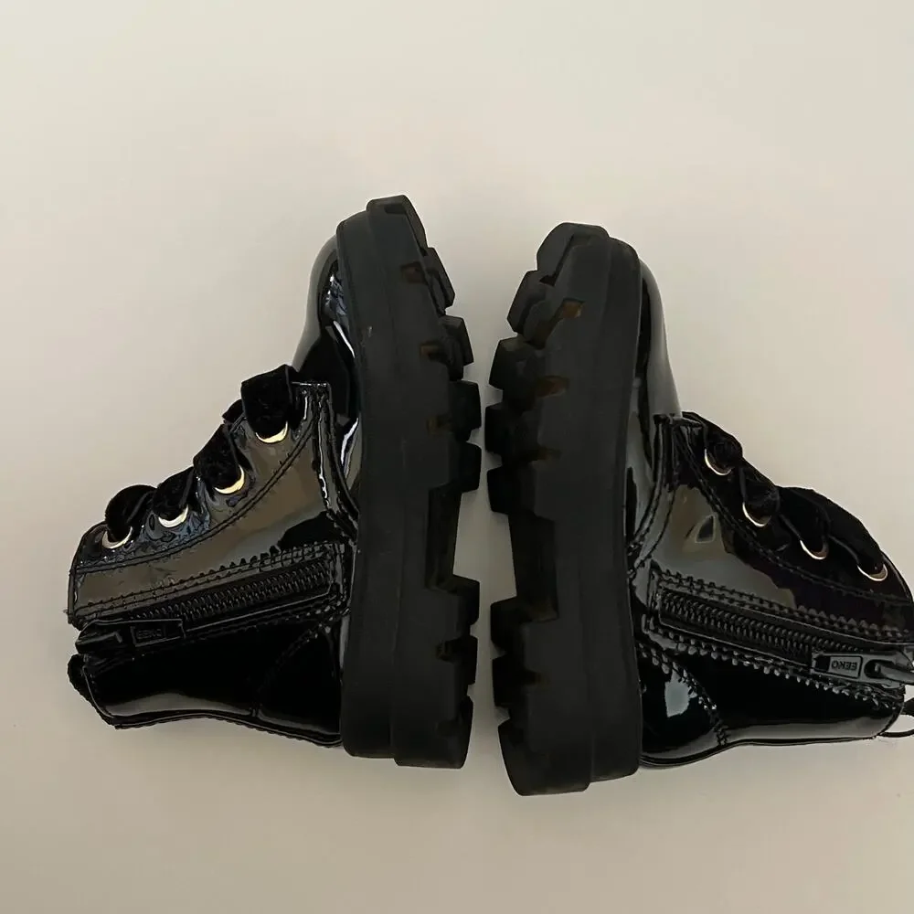 H&M black toddler boots